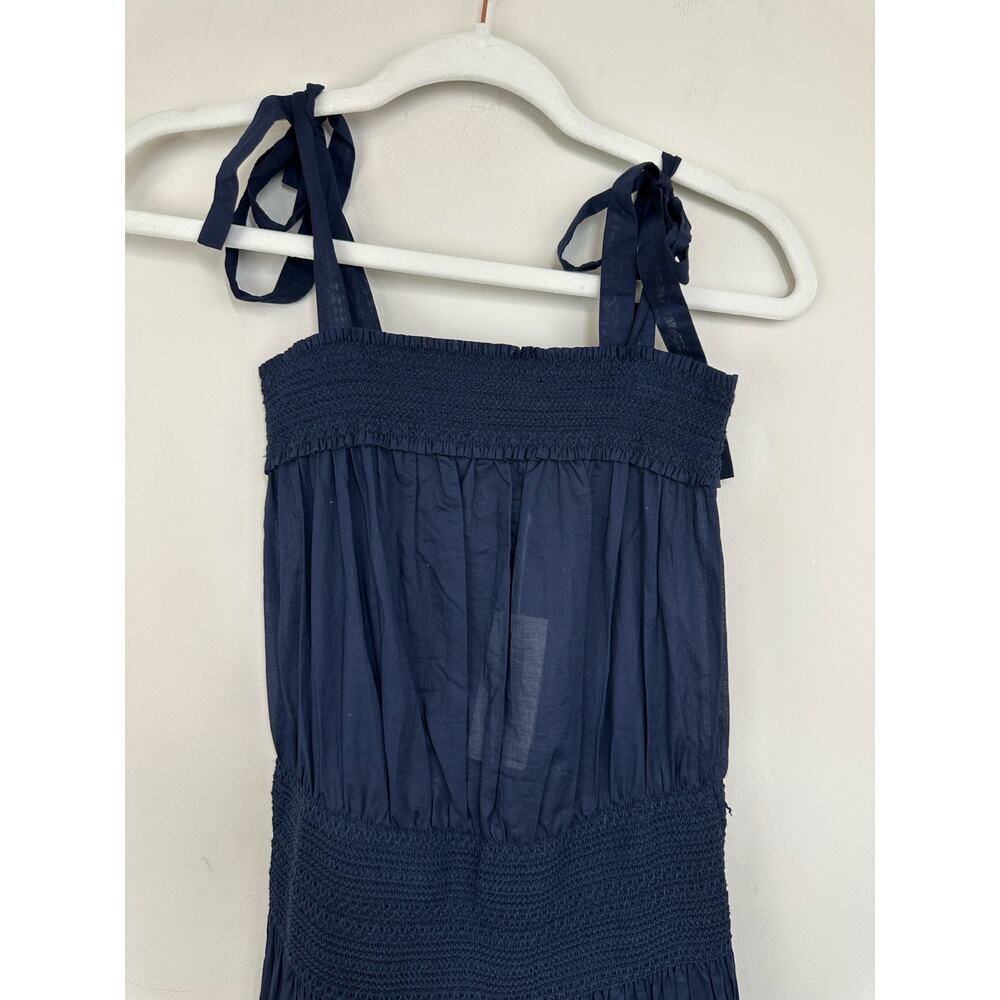 Tory Burch Smocked Sundress in Field Day Stripe Size Small NWT - Picture 10 of 14